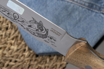 Нож "Рыбак-2" (AUS-8, полированный, дерево)