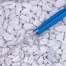 Нож NorthF финка "Грибок" N690, G10 синяя, ножны – kydex, выпуклая линза - фото