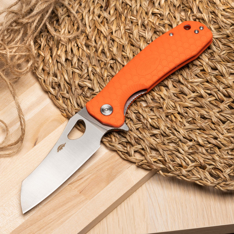 фото Нож wharncleaver l d2 orange honey badger