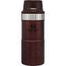Термокружка STANLEY Classic 0,35 One Hand 2.0 Бордовая - фото