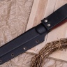 Нож NorthF финка "Грибок" CPR, G10 черно-красная, ножны – kydex, выпуклая линза - фото