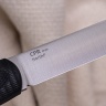 Нож NorthF финка "Грибок" CPR, G10 черная, ножны – kydex, выпуклая линза - фото