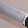 Нож NorthSF финка "Бочонок" N690, G10 черно-оливковая, ножны – kydex, выпуклая линза - фото