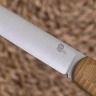 Нож NorthF финка "Грибок" CPR, G10 песчаная, ножны – kydex, выпуклая линза - фото