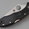 Складной нож Spyderco Delica Flat Ground Black C11FPBK - фото