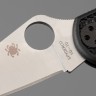 Складной нож Spyderco Delica Flat Ground Black C11FPBK - фото