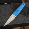 Нож TytoXS N690, G10 Синяя, ножны – kydex, OWL-1301111091 - фото