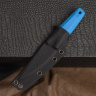 Нож TytoXS N690, G10 Синяя, ножны – kydex, OWL-1301111091 - фото