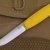 Нож NorthSF финка &quot;Бочонок&quot; N690, G10 желтая, ножны – kydex, выпуклая линза