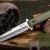 Тактический нож Trident AUS-8 StoneWash G10 Олива