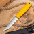 Нож NorthSF финка &quot;Бочонок&quot; ELMAX, G10 желтая, ножны – kydex, выпуклая линза   