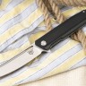 Складной нож Rapid от ТДК (D2, StoneWash, Black) - фото