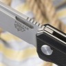 Складной нож Rapid от ТДК (D2, StoneWash, Black) - фото
