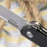 Складной нож Rapid от ТДК (D2, StoneWash, Black) - фото
