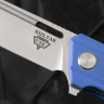 Складной нож Rapid от ТДК Blue (D2, StoneWash) - фото