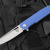 Складной нож Rapid от ТДК Blue (D2, StoneWash)
