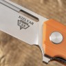 Складной нож Rapid от ТДК Orange (D2, StoneWash) - фото