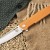 Складной нож Rapid от ТДК Orange (D2, StoneWash)