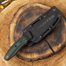 Туристичеcкий нож CityHunter Elmax Green-Black G10 Stonewash - фото