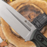 Туристичеcкий нож CityHunter Elmax Green-Black G10 Stonewash - фото