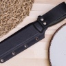Нож OtusF N690, G10 черно-оливковая, ножны – kydex, выпуклая линза - фото
