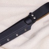 Нож NorthF финка "Сучок" N690, G10 песчаная, ножны – kydex, выпуклая линза - фото