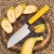 Нож SA110 (миниСантоку), N690, Yellow, OWL-3251111010