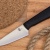 Нож PocketF N690, G10 черная, ножны – kydex, выпуклая линза