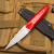 Нож TytoF ELMAX, G10 красный ножны – kydex, выпуклая линза  